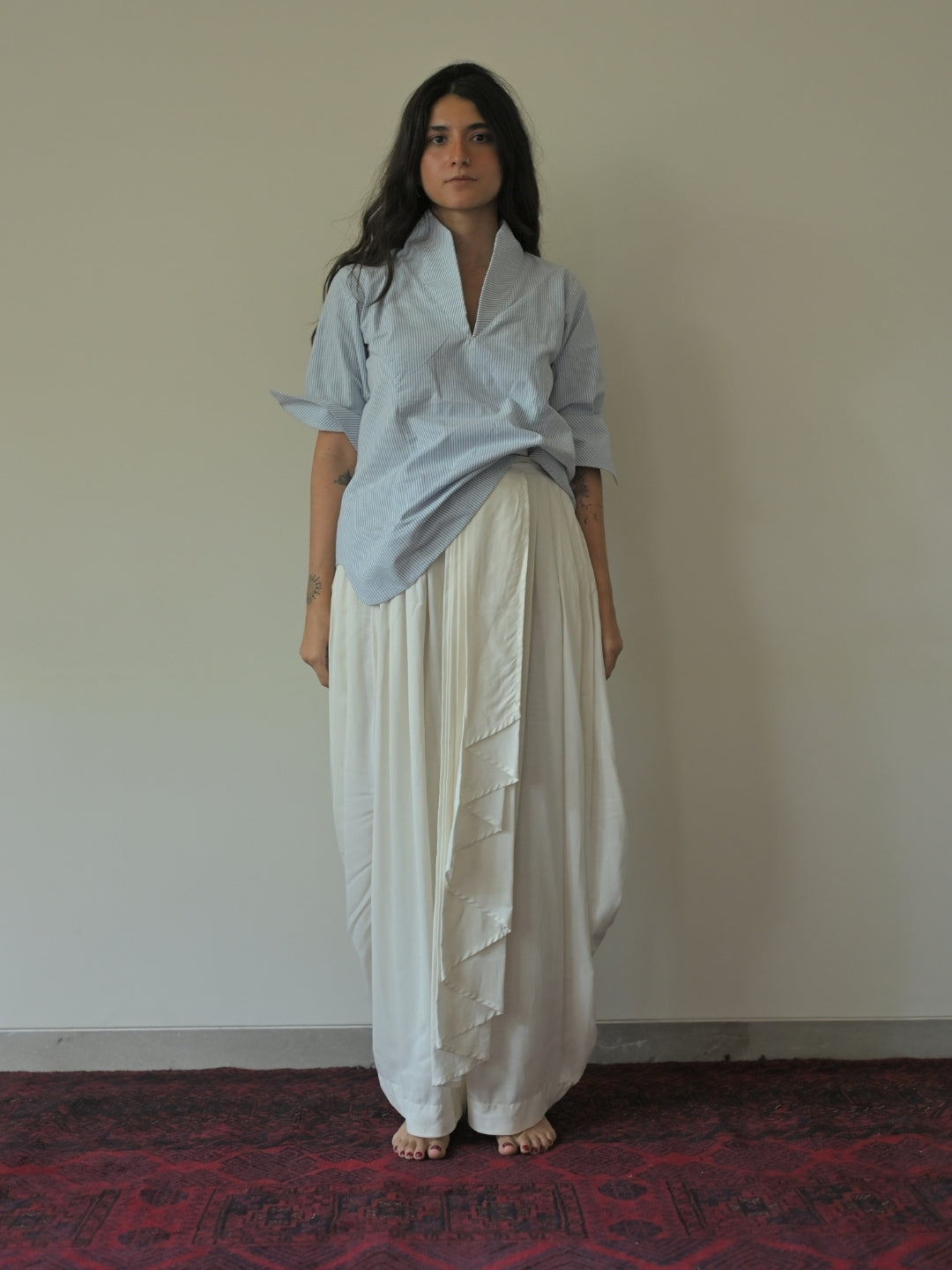 HIGH COLLAR SHIRT